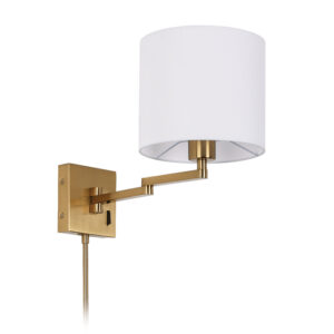 1LT Double Swing Arm Wall Lamp