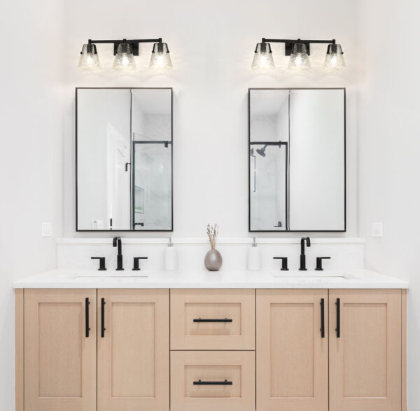 Analia Matte Black Vanity Light - Image 2