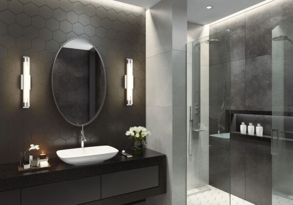 Chase Chrome Vanity Light - Image 2