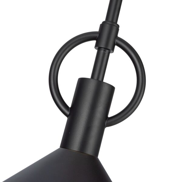 Dahlia 1LT Black Pendant - Image 2