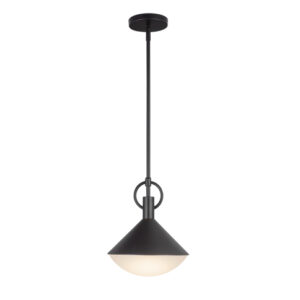 Dahlia 1LT Black Pendant