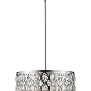 Dealey 6-Light Chandelier in Chrome