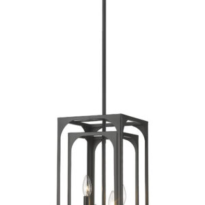 Easton 4-Light Chandelier in Matte Black