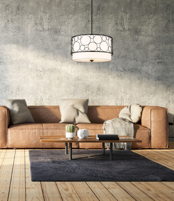Kendall 4-Light Pendant in Matte Black - Image 2