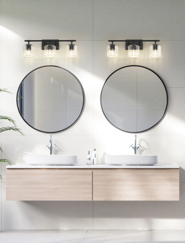 Landon Matte Black Vanity Light - Image 2