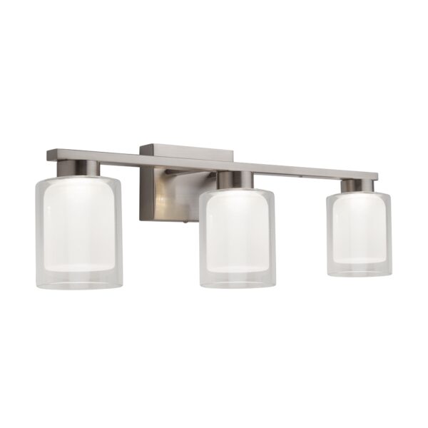 SAVILLE LED 3-LIGHT BATHROOM VANITY (3CCT) - Image 2
