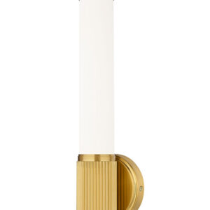 Solange White Opal Sconce