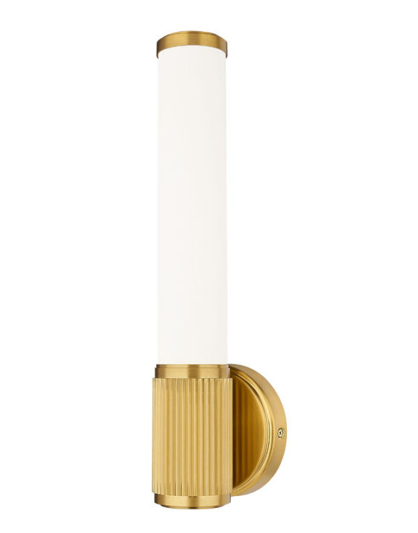 Solange White Opal Sconce