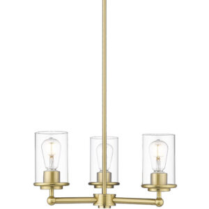 Thayer 3-Light Chandelier in Luxe Gold
