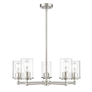 Thayer 5-Light Chandelier in Brushed Nickel