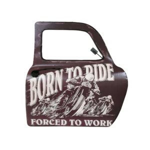 Born to Ride Car Door Sign
