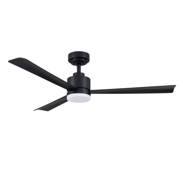 CARIA 52 in. Black Ceiling Fan