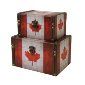 Canadian Flag Nested Box Set