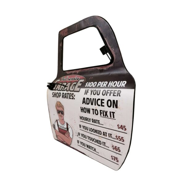 Full Service Garage Car Door Sign - Image 2