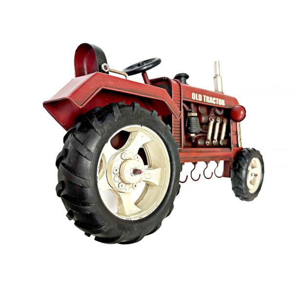 Hanging Red Tractor with Hooks - Image 2