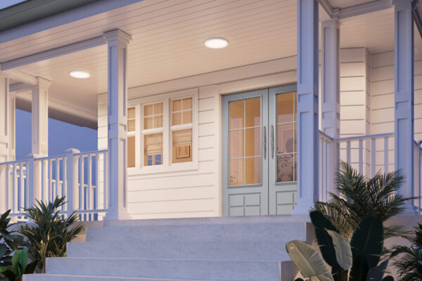 12″ round coastal-rated flush mount - Image 2