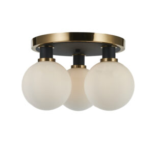 GEM 3-LIGHT SEMI-FLUSH