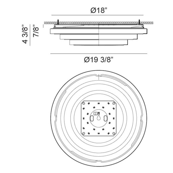 Helix Flush Mount - Image 2