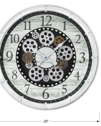 20DIA-WALL-CLOCK-ANTIQUE-WHITE