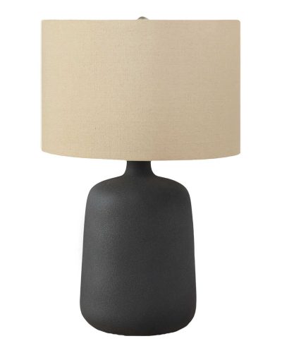 24H-TABLE-LAMP-BLACK-CERAMIC-BEIGE-SHADE