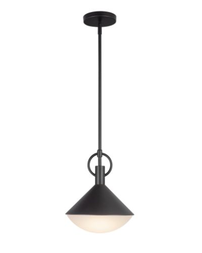 Dahlia-1LT-Black-Pendant